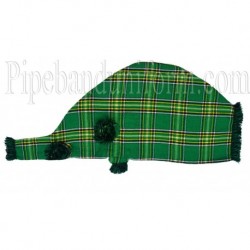 Irish Green Tartan Scottish Bagpipe Cover
