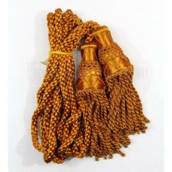Gold Pipe Band Highland Bagpipe Drone Silk Cord