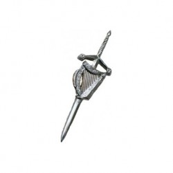 Sword Pipe Band Kilt Pin - Celtic Design