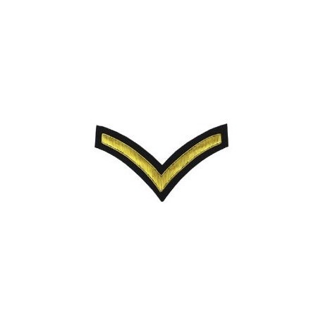 Lance Corporal 1 Stripe Hand Embroidered Chevron Badge