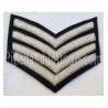 Major Stripes Hand Embroidered Chevron Badge