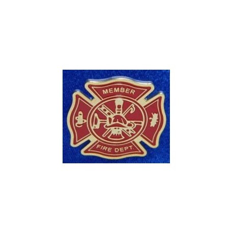 Firefighter Maltese Cross - Fire Dept. Badge