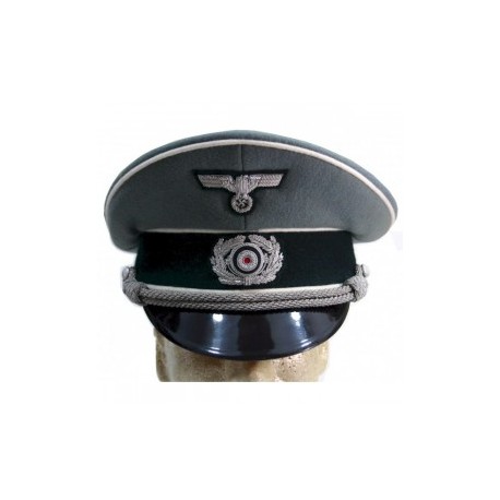 German WWII Heer Army Officer Visor Cap