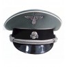 German Waffen SS Grey Officer Visor Cap