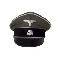 German Waffen SS Field Grey Crusher Cap