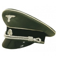 German Waffen SS Infantry Officers Visor Cap