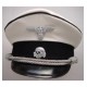 Allgemeine Officers Dinner Dress White SS Visor Cap