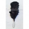 Black Glengarry Hats Feather Hackle / Plums