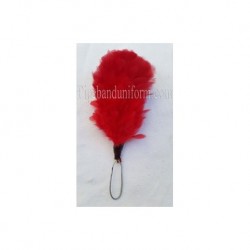 Red Feather Pipers Drummers Hackle / Plums